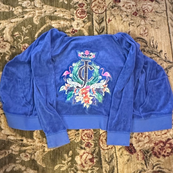 WOW POSHMARK - Authentic Juicy Couture Velour Embroidered Jacket - Picture 5 of 14
